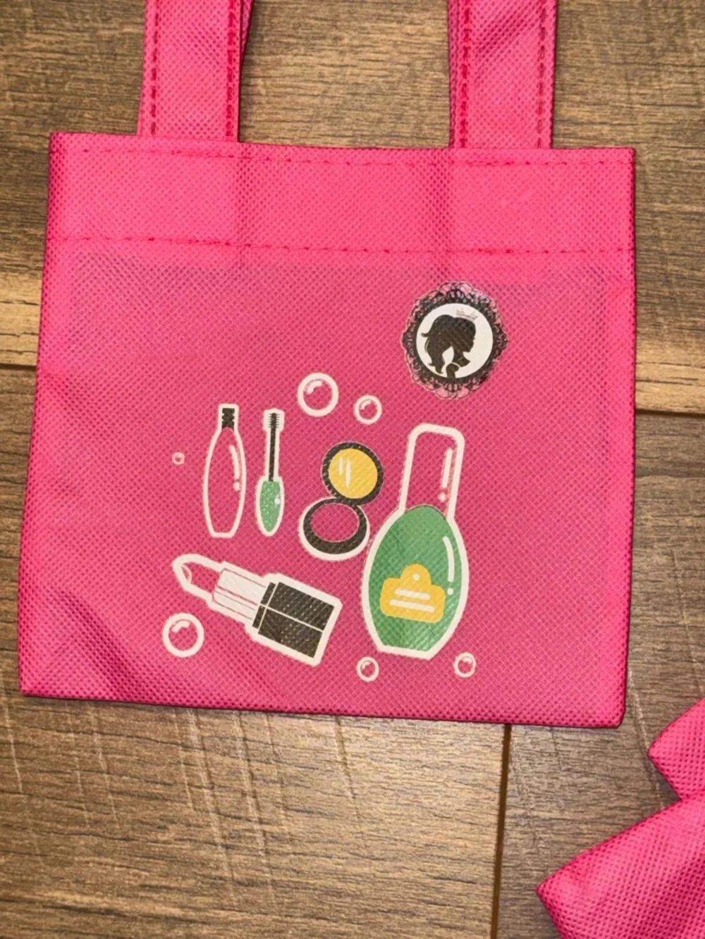 Girls Spa Day Gift Pack Set | Sleep Mask Nail Stickers Rainbow Hair Clips Totes